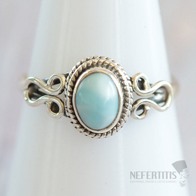 Larimar prsten stříbro Ag 925 MIX150