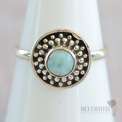 Larimar prsten stříbro Ag 925 MIX152