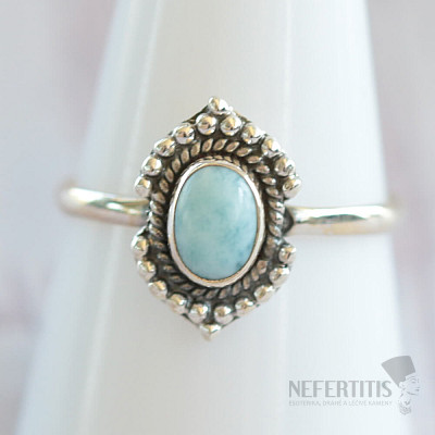Larimar prsten stříbro Ag 925 MIX154
