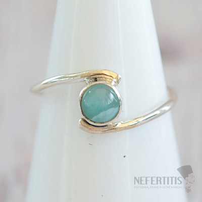 Larimar prsten stříbro Ag 925 MIX19