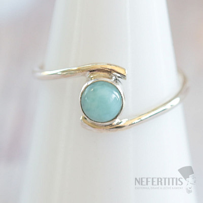 Larimar prsten stříbro Ag 925 MIX21