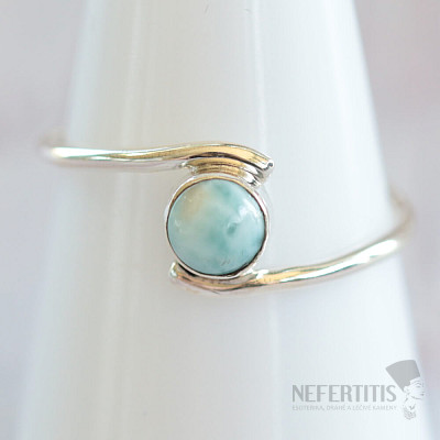 Larimar prsten stříbro Ag 925 MIX22