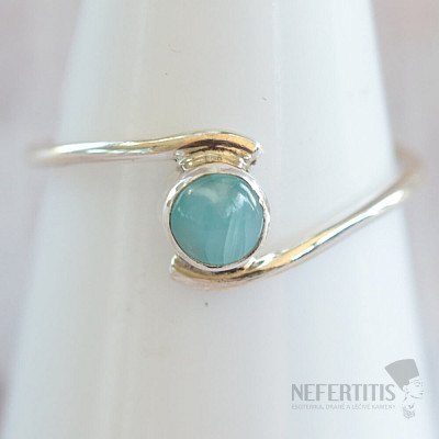 Larimar prsten stříbro Ag 925 MIX23