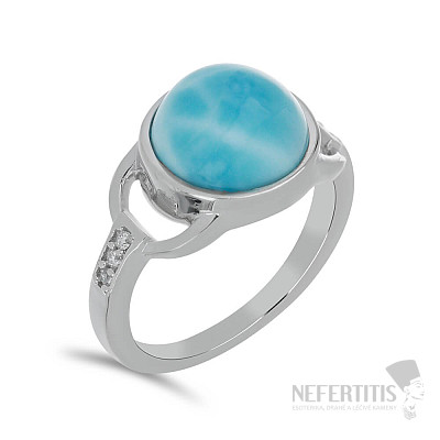 Larimar prsten stříbro  Ag 925 VR056017