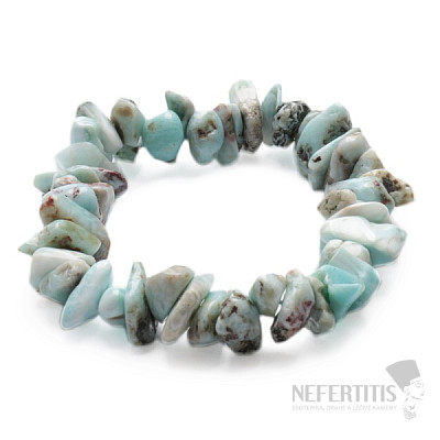 Larimar náramok disky extra kúsky