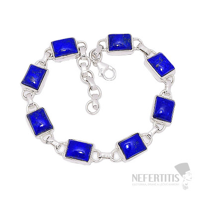 Lapis Lazuli náramek stříbro Ag 925 B238