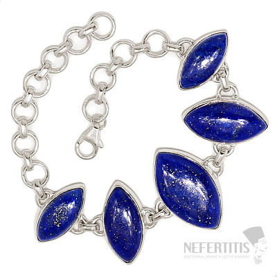 Lapis Lazuli náramok striebro Ag 925 B372