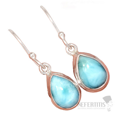 Larimar Ohrringe Silber Ag 925 E2638