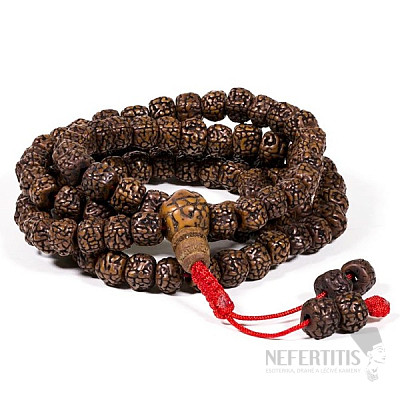 Japa Mala necklace with rudraksha beads 8 mm