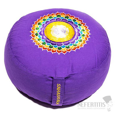 Meditation pillow for the 7th chakra