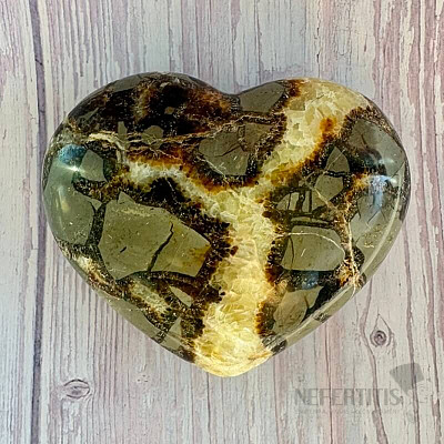 Polished Septoria Madagascar large Heart P8-18