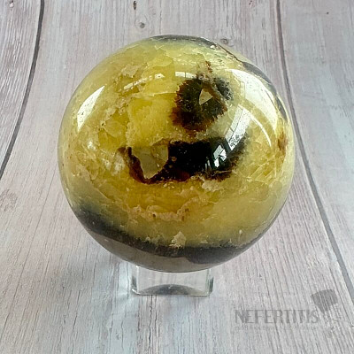 Septaria polished ball Madagascar 25
