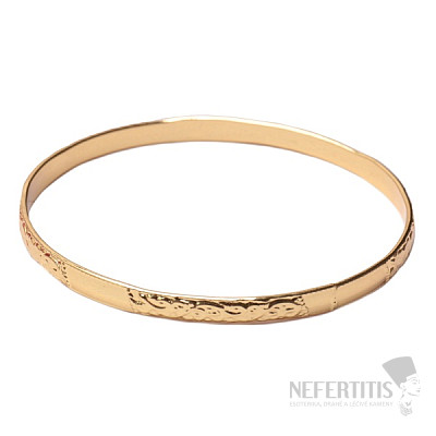 Round stainless steel bracelet 22 cm