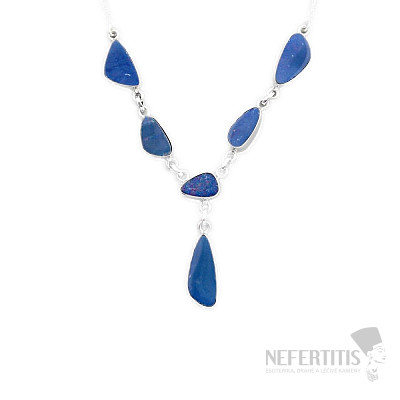 Australian opal doublet necklace silver Ag 925 15836