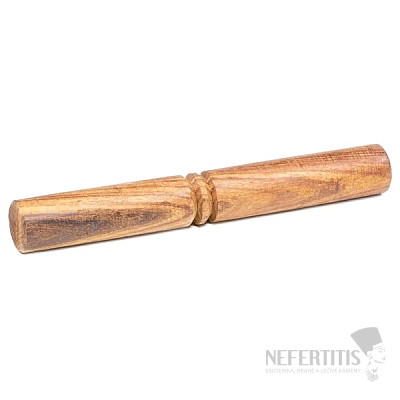 Palička drevená zdobená k spievajúcim miskám 19 cm