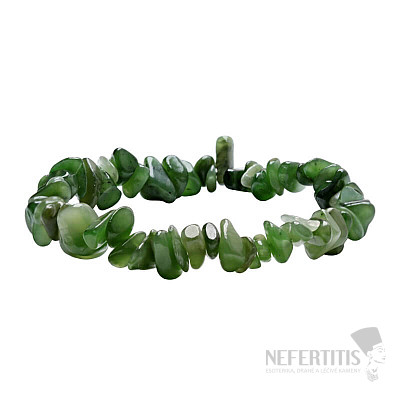 Jade (kanadische Jade) Armband geschliffen AA Qualität