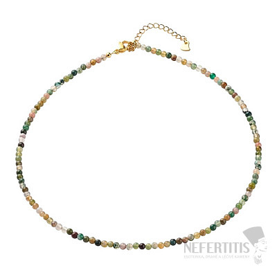 Agate Indian bead necklace