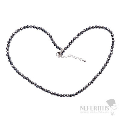 Terahertz stone cut necklace 3.5 mm