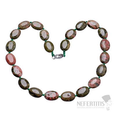 Unakit necklace made of ovals