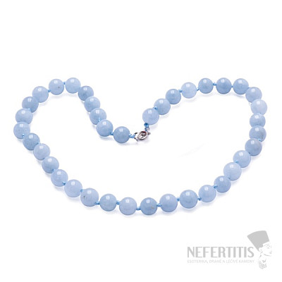 Aquamarine necklace beads