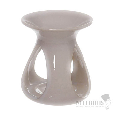 Aróma lampa keramická biela Kvapka
