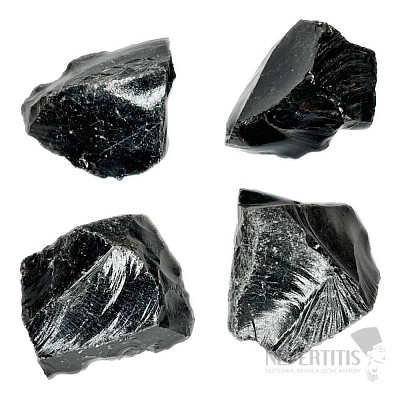 Obsidian silver raw Mexico