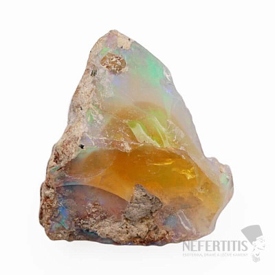 Ethiopian opal in Welo rock 4