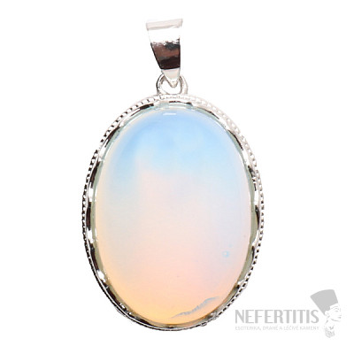 Tan pendant extra oval