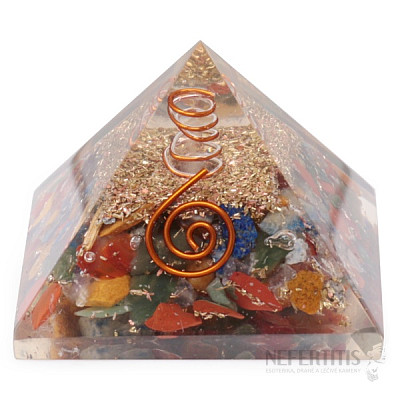 Orgonite chakra pyramid