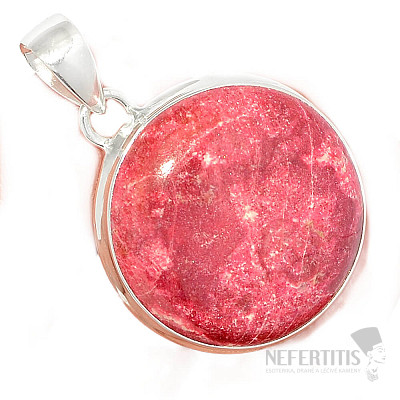 Thulit přívěsek stříbro Ag 925 P462