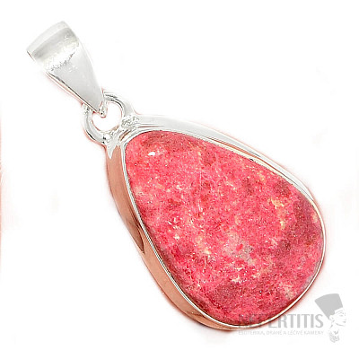 Thulit přívěsek stříbro Ag 925 P467