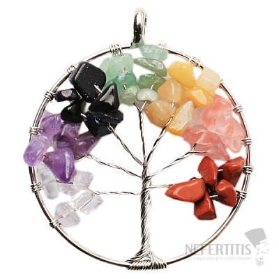 Chakra Pendant Tree of Life Large