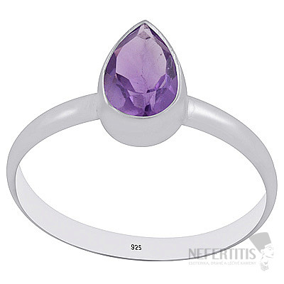 Silberring mit Amethyst