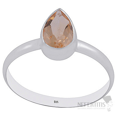 Silberring mit Citrin