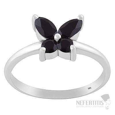 Silberring mit Onyx