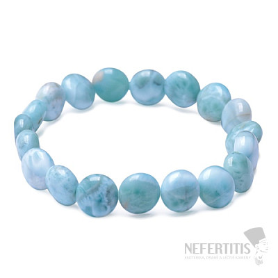 Larimar-Armbandscheiben 10 mm