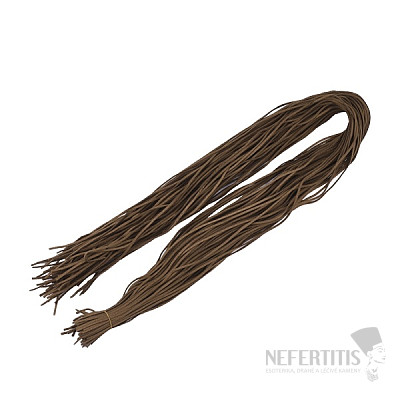 Leather strap burnt sienna color 1 m