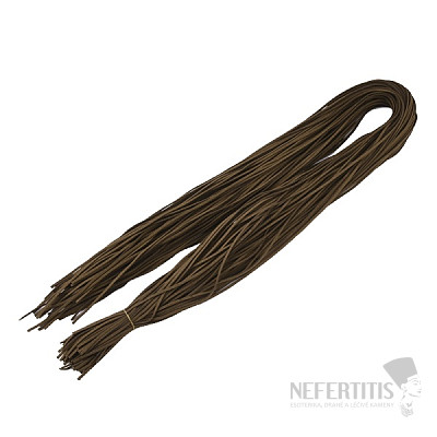 Leather strap color Peruvian brown 1 m
