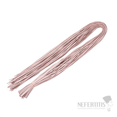 Lederband Farbe rosa 1 m