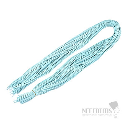 Turquoise leather strap 1 m