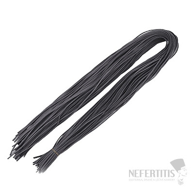 Lederband Farbe grau 1 m