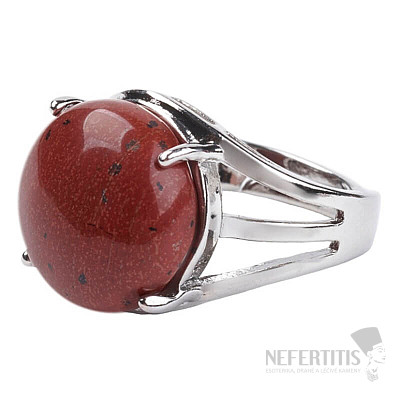 Red jasper ring adjustable size