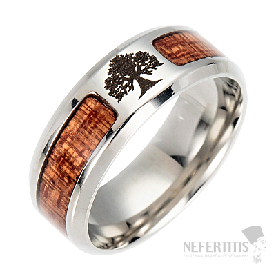 Men's steel ring Acacia