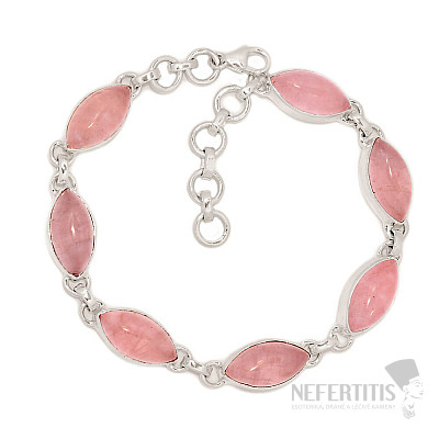 Rosewood bracelet silver Ag 925 B254
