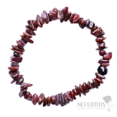 Ruby chopped bracelet