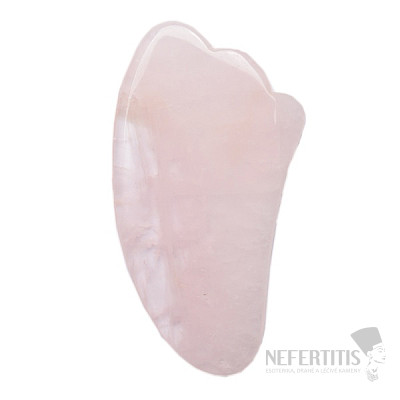 Gua sha from rosary fin shape