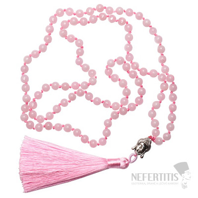 Rosary necklace with tassel