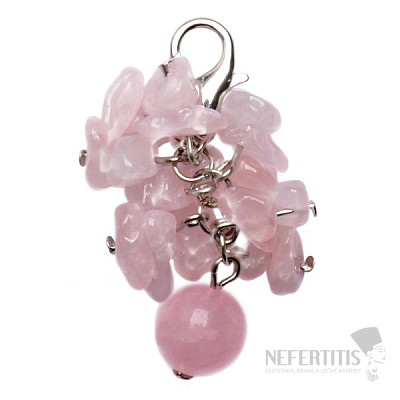 Rosary grape pendant with a large bead