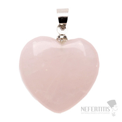 Rosewood heart pendant 2.5 cm
