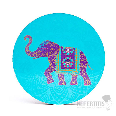 Set of 6 Feng Shui Elephant Coasters